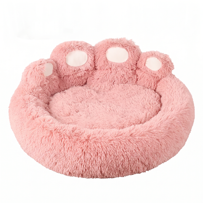 Panier Chien Forme de Patte - Coussin Douillet, 4 Tailles - Maison Roam
