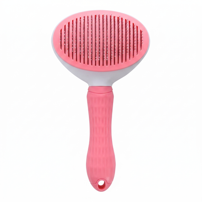 Brosse à Poils Chien Rétractable - Nettoyage Facile, Un Clic - Maison Roam